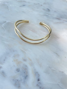 gold wave cuff