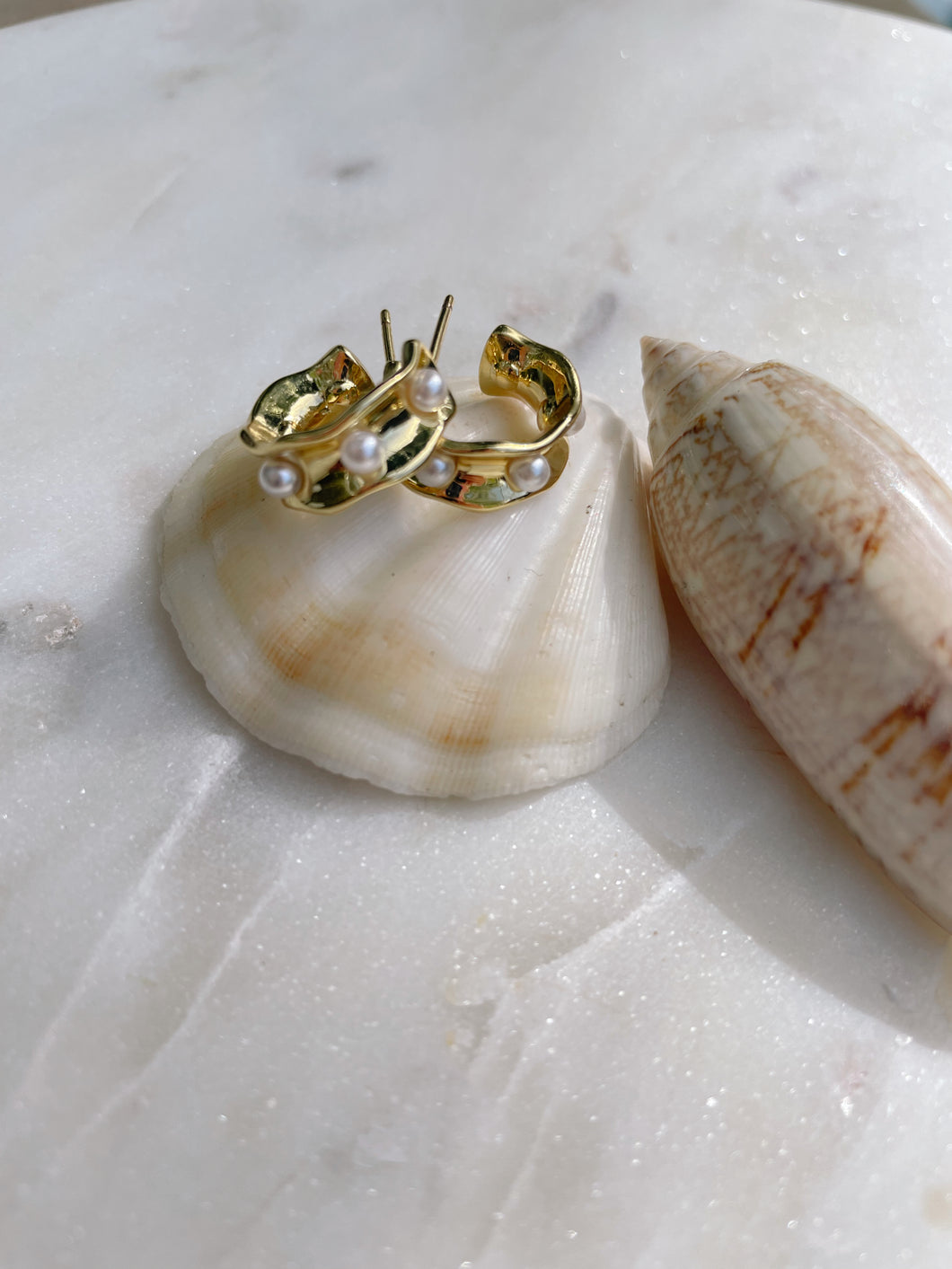 Pearl Hoops