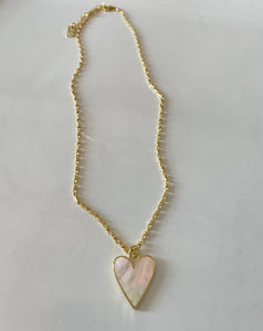 Shell Heart Necklace